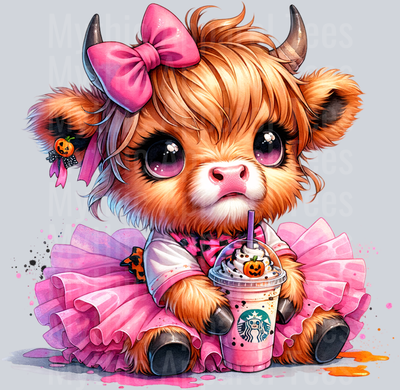 Spooky Highland Cow