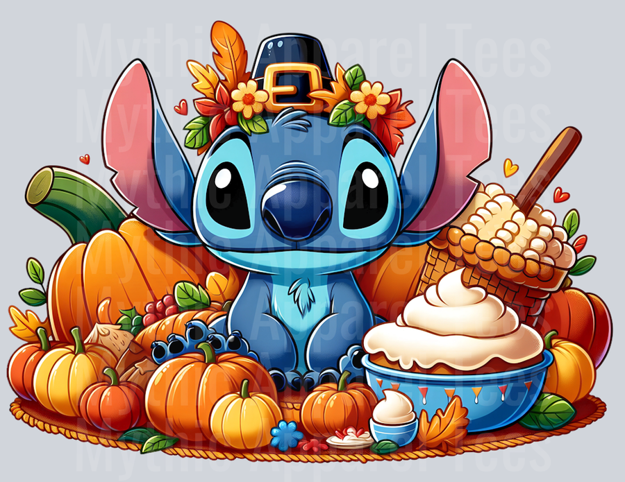 Stitch Thanksgiving 8 DTF Stitch Thanksgiving Transfers