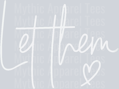 Let Them Funny Sarcastic Heart Tank Top