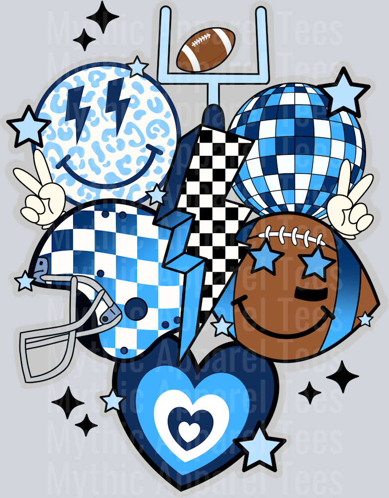 Retro_Football_Collage blue