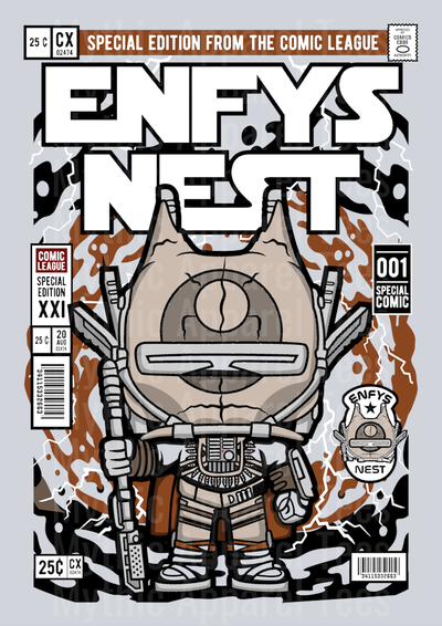Enfys Nest Comic Book Cover STYLE DTF Pop Culture Transfers