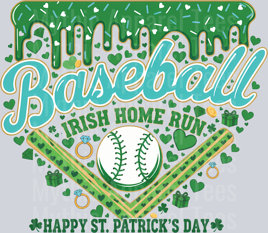 St Patricks Day Baseball