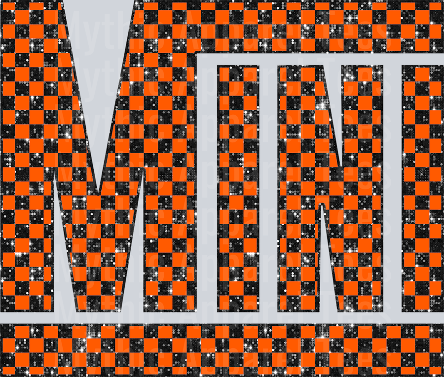 Sequin Checkered Mini