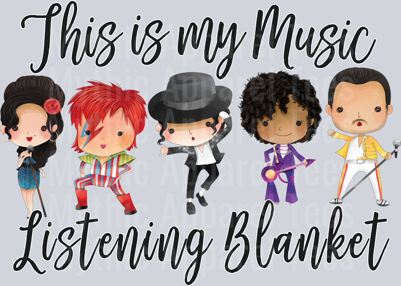 Music Listening Blanket Plain