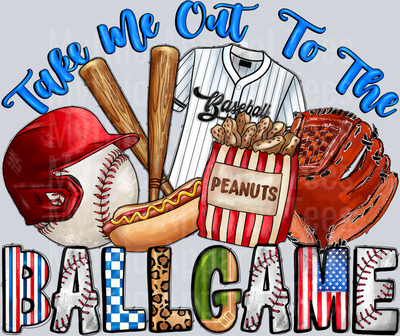 Take me out to the ballgame baseball
