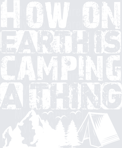 Bold Camping Adventure Outdoors Nature Wilderness Graphic Design