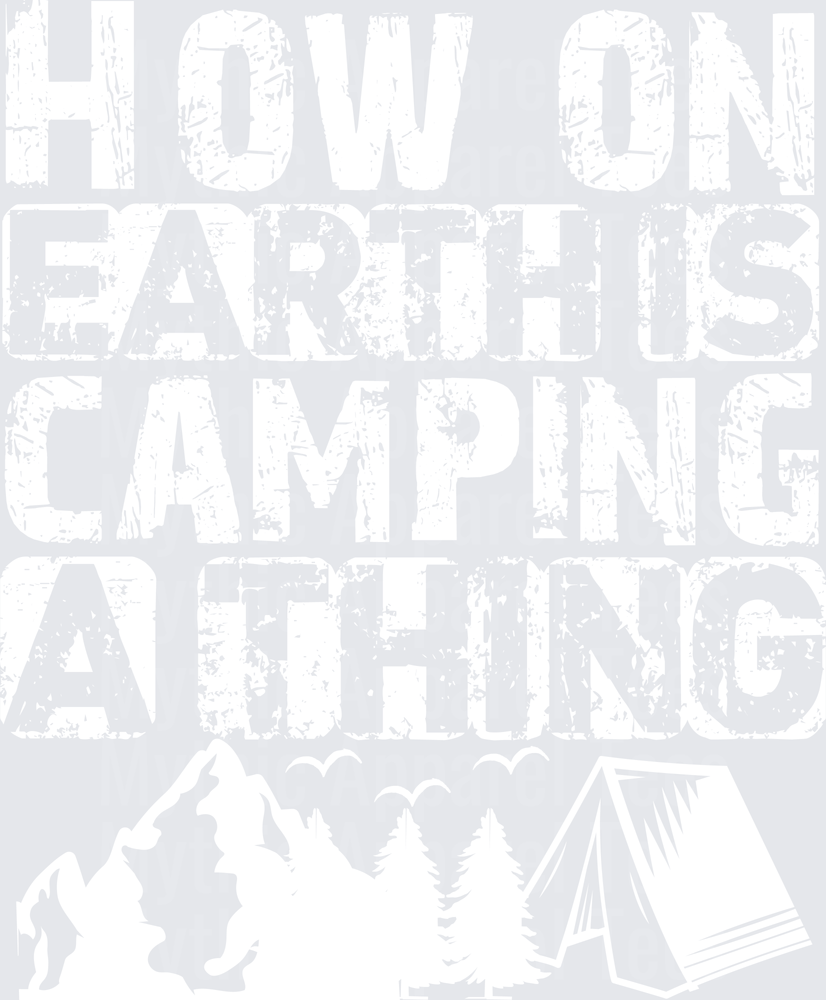 Bold Camping Adventure Outdoors Nature Wilderness Graphic Design