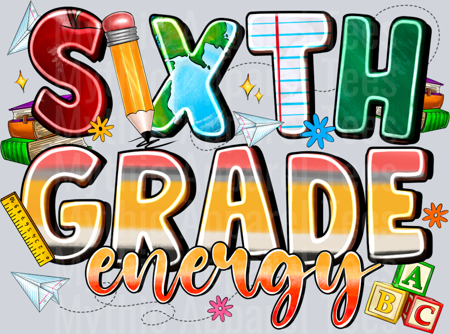 Sixth Grade Energy Back To School