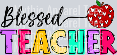 Blessed Teacher 2 DTF Teacher Transfers