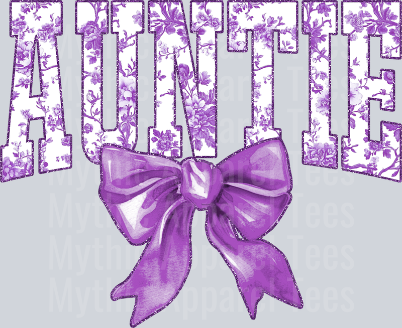 Lavender Toile Auntie