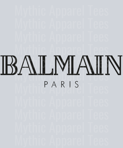 Balmain logo 002 black SVG