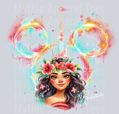 Moana Disney Castle Disney Princess