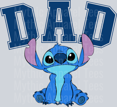 Stitch Dad DTF Disney Transfers