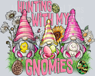 Hunting with My Gnomies Gnome Easter