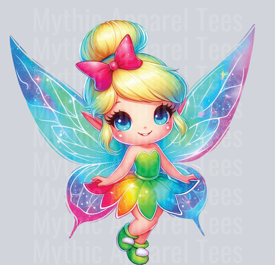 Tinkerbell Disney Colorful Pop Art Pop Culture Cosmic style