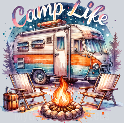 Camp Life DTF Camping Transfers