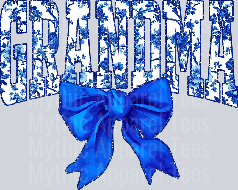 Blue Toile Grandma