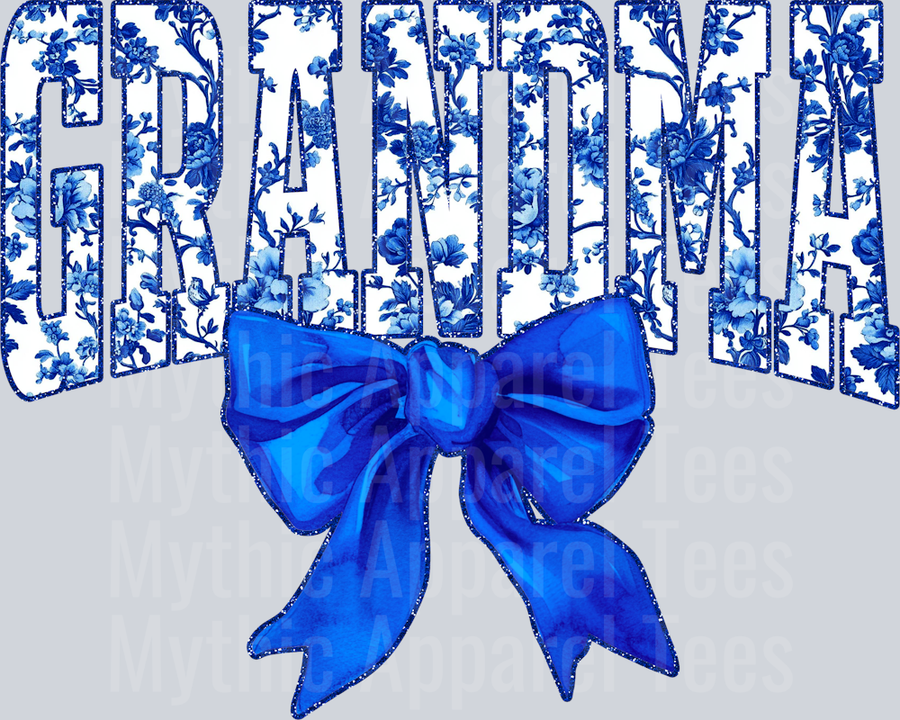 Blue Toile Grandma