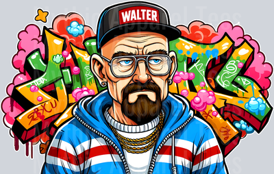 Breaking Bad Supreme Graffiti DTF Pop Culture Transfers