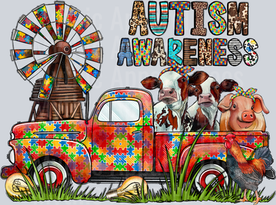 Autism Awareness Truck