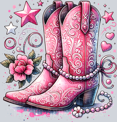 PINK COWGIRL BOOTS