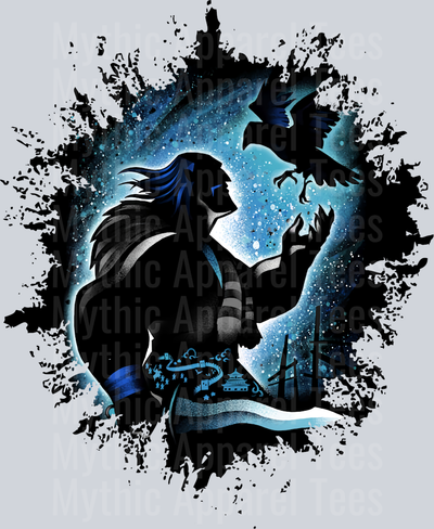 Shan Yu-Mulan Disney Villain Dark Silhouette Color Splash Crystal Ball Vision