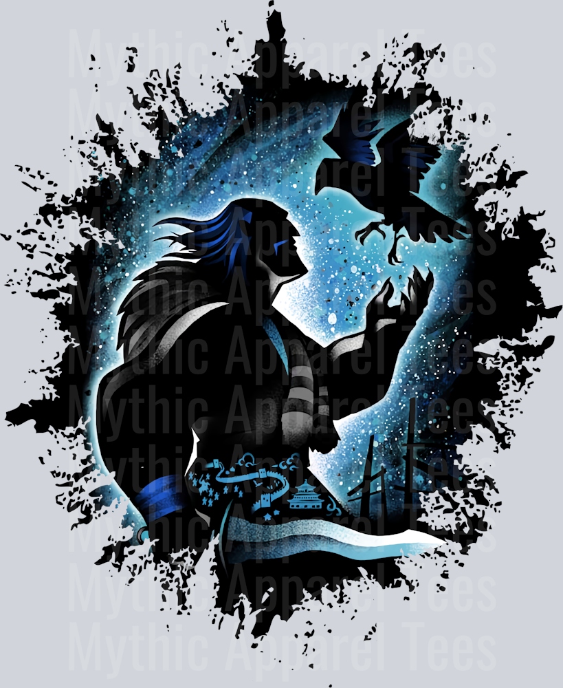 Shan Yu-Mulan Disney Villain Dark Silhouette Color Splash Crystal Ball Vision