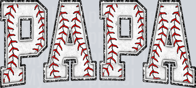 Baseball Papa School Spirit & Sports