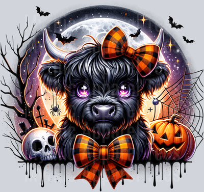 Spooky Highland Cow
