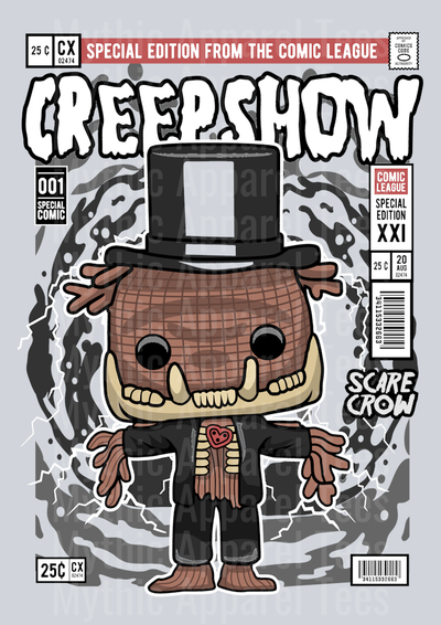 Creepshow Scarecrow Comic Book Cover STYLE DTF Pop Culture Transfers