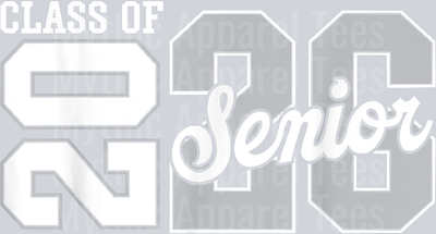 2026 Senior 26 Class of 2026 Graduation Year Last First Day T-Shirt