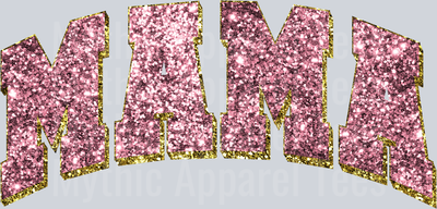 mama 13 pink glitter DTF MOM Transfers