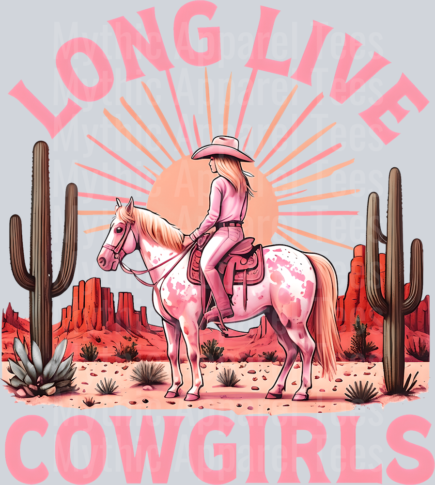 Long Live Cowgirls Cowgirl Western Southern Girl Pink