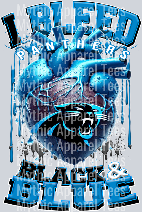 Panthers I bleed Black and Blue