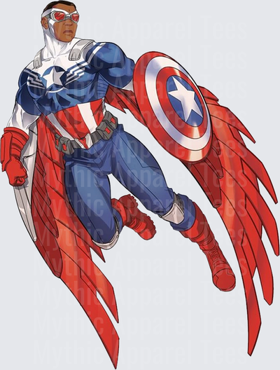Marvel Super Heroes Sam Wilson Captain America with Wings and Shield
