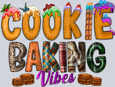 Cookie Baking Vibes Christmas Fall Thanksgiving