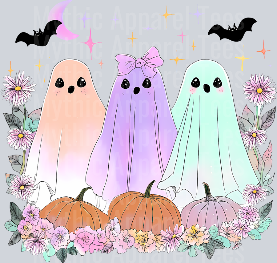 TD Iridescent Coquette Ghost PNG  Cute Halloween Sublimation Design  Retro Girly Spooky Season Clipart for Shirts  Digital Download3