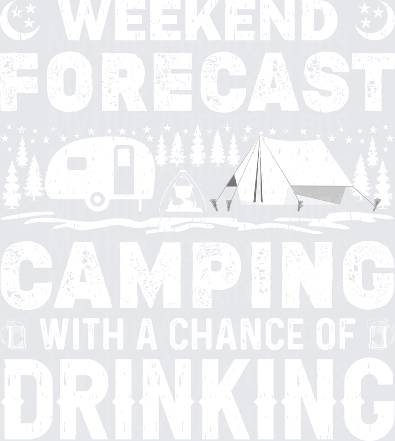 Minimalist Camping Tent with Guy Ropes and Stakes Outline