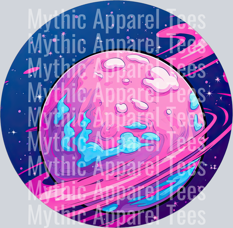 World planet neon colorsa