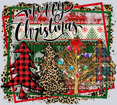 Christmas Trees Plaid 2 Western
