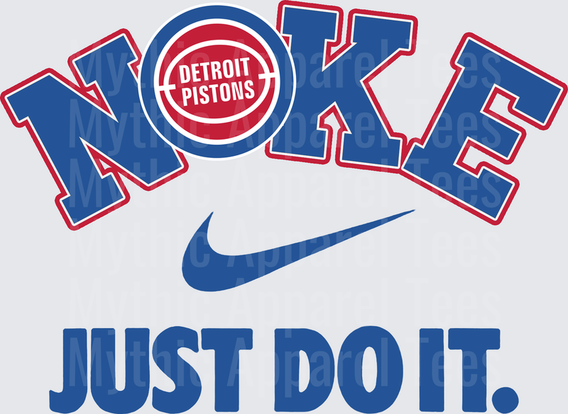 NIKE NBA Teams Detroit Pistons Just Do It Swoosh Mashup
