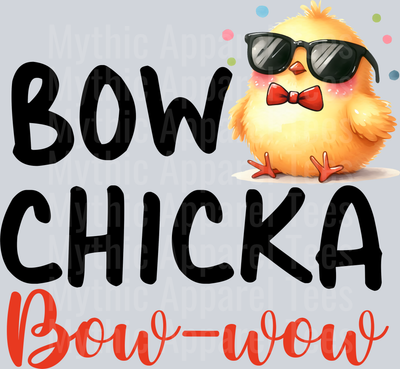 Bow chicka bow wow DTF Chicken Transfers