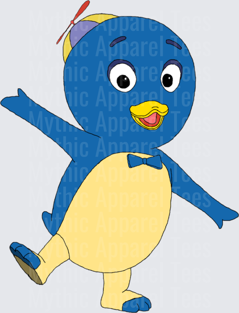 Pablo The Backyardigans Blue Penguin Dancing with Propeller Beanie and Bow Tie