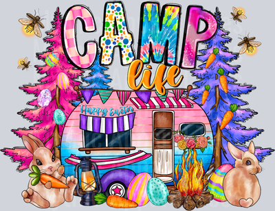 Camp Life Happy Easter Camping Camper