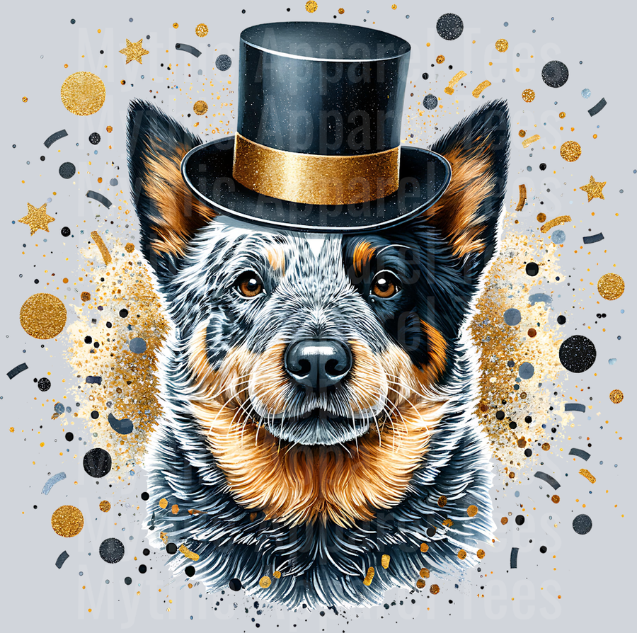 NEW YEARS AUSTRALIAN CATTLE DOG