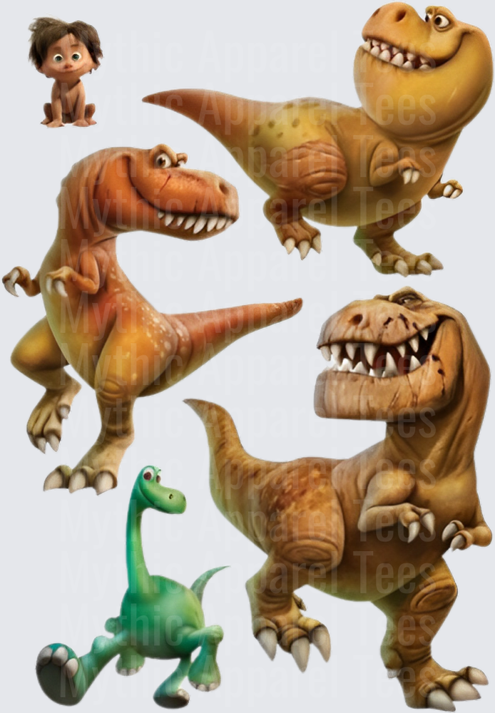 The Good Dinosaur Arlo Spot and T-Rex Character Bundle Sheet