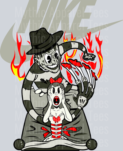 Horror Movie JUST DO IT DTF Nike Transfers