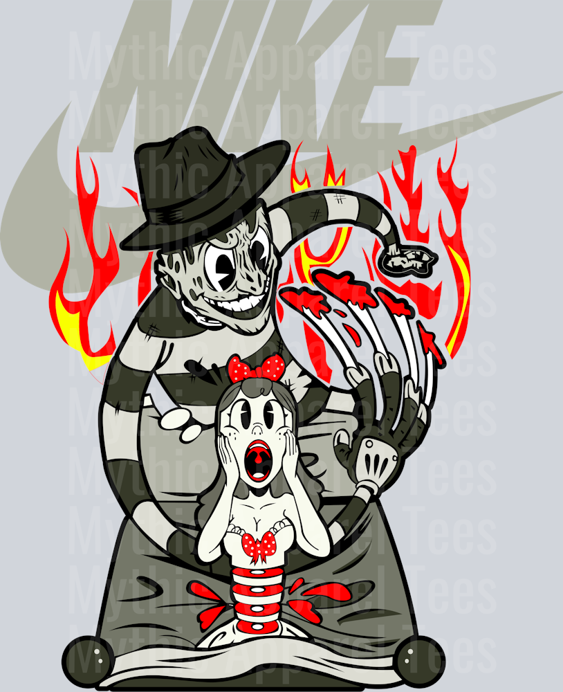 Horror Movie JUST DO IT DTF Nike Transfers