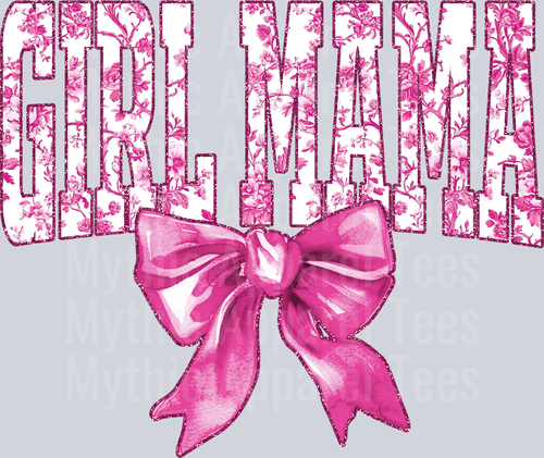 Light Pink Toile Girl Mama