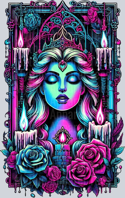 Aurora2 Disney Princess Tarot Card